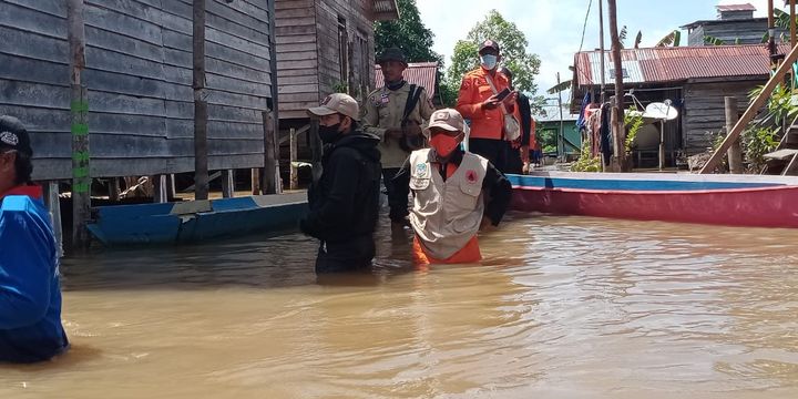 Banjir Kiriman Malaysia Berangsur Surut Masih Rumah Di Nunukan Terendam