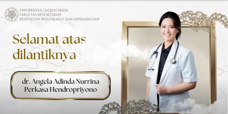 Sosok Angela Adinda Putri Jenderal Andika Yang Dilantik Jadi Dokter