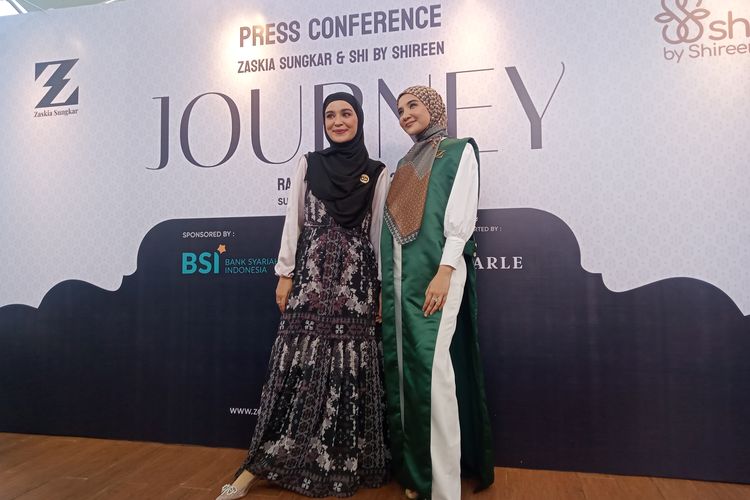 Foto Tips Mix N Match Baju Lebaran Ala Zaskia Dan Shireen Sungkar