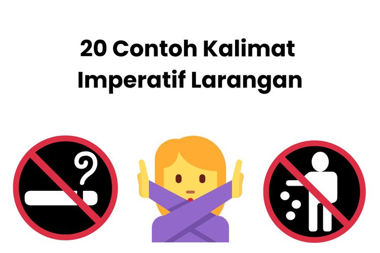 Foto Contoh Kalimat Imperatif Larangan