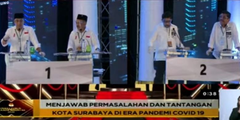 Foto Dari 10 Lembaga Survei Di Pilkada Surabaya 7 Unggulkan Eri