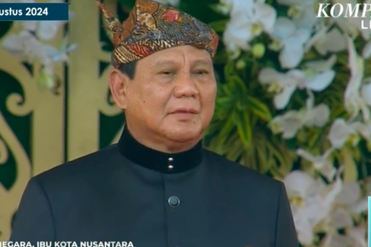 HUT Ke 79 RI Prabowo Kenakan Busana Adat Jawa Gibran Khas Papua