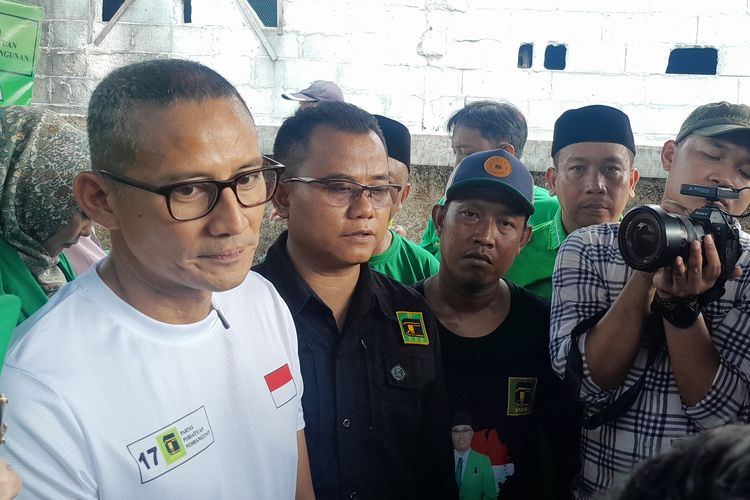 Foto Sandiaga Enggan Tanggapi Ganjar Soal Jenderal Mencla Mencle