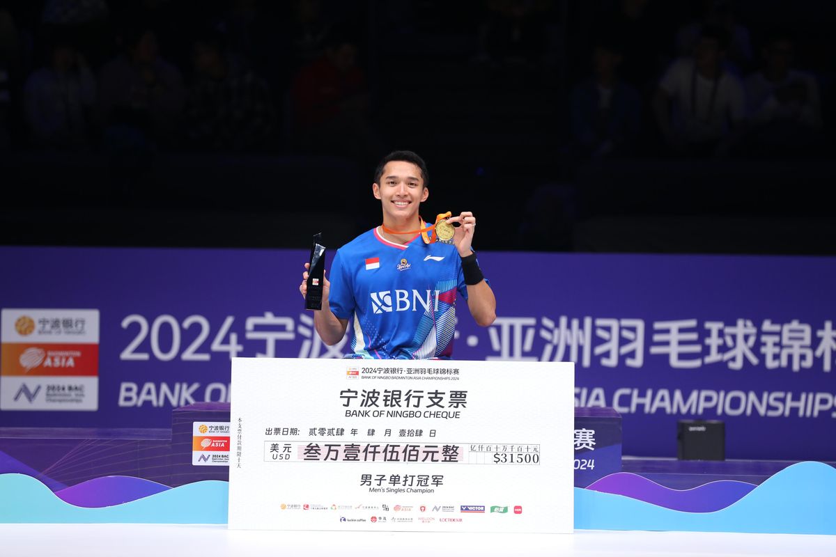 Jonatan Christie Juara BAC 2024 Serang Kelelahan Lawan Taklukkan