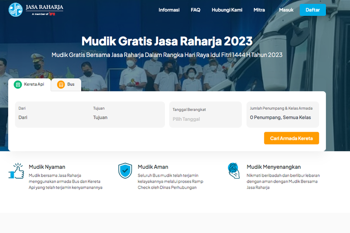 Cara Daftar Mudik Gratis BUMN 2023 Dan Syaratnya