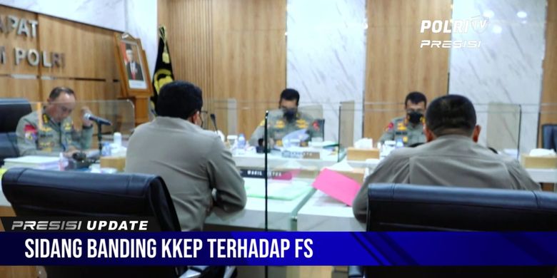 Foto Irwasum Polri Pimpin Sidang Banding Ferdy Sambo