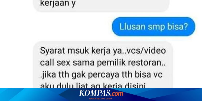 Viral Info Loker Dengan Syarat Video Call Sex Ini Kata Plaza Asia Sumedang