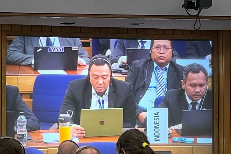 Foto Di Sidang IMO Indonesia Soroti Dokumen Terkait Sertifikat Dan