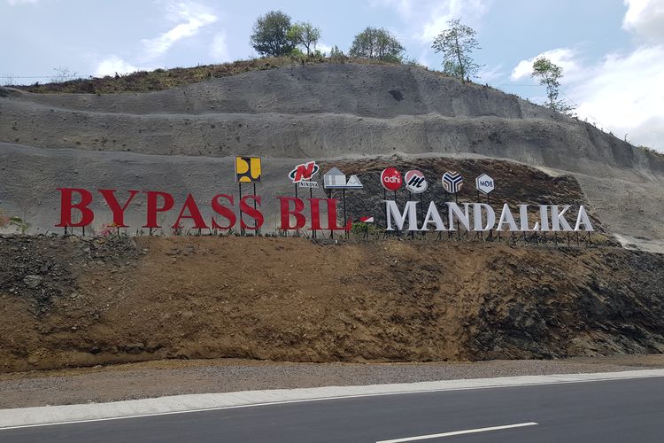 Jalan Bypass Bil Mandalika Mulai Ditata Dan Dihijaukan