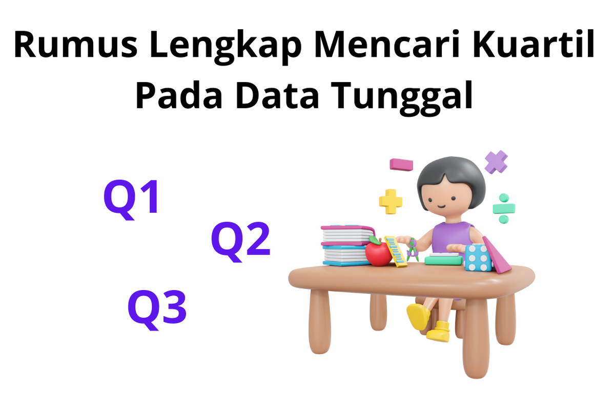 Rumus Lengkap Mencari Kuartil Pada Data Tunggal