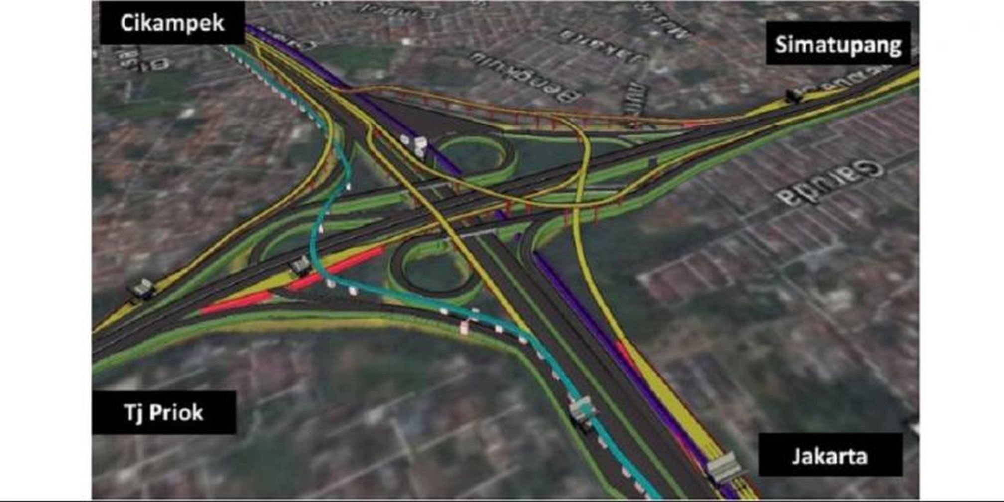 Ini Rute Jalan Tol Layang Jakarta Cikampek