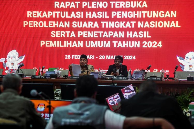 Rekapitulasi Suara Kpu Sabtu Dini Hari Hingga Siang Prabowo Gibran