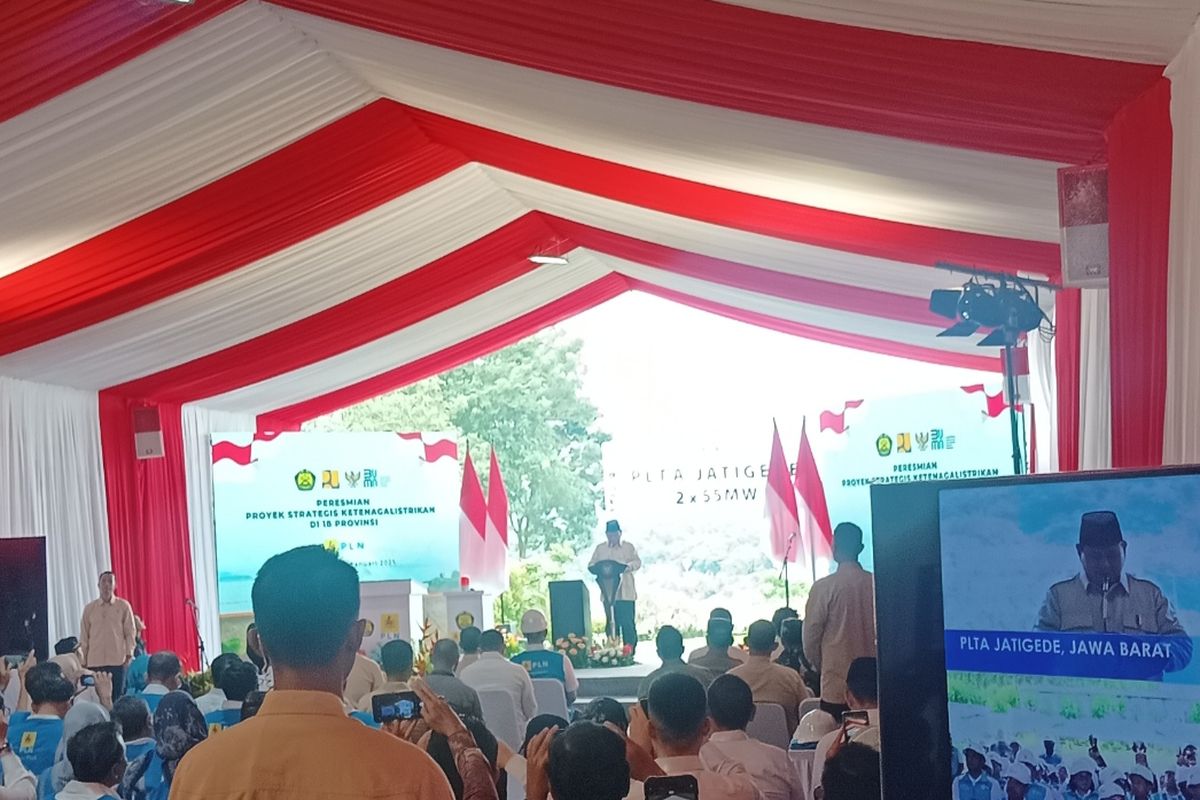 Prabowo Resmikan Proyek Penghasil Gigawatt Listrik Mayoritas