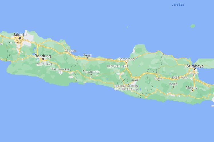 Kondisi Geografis Pulau Jawa Berdasarkan Peta Letak Luas Dan Keadaan Alam