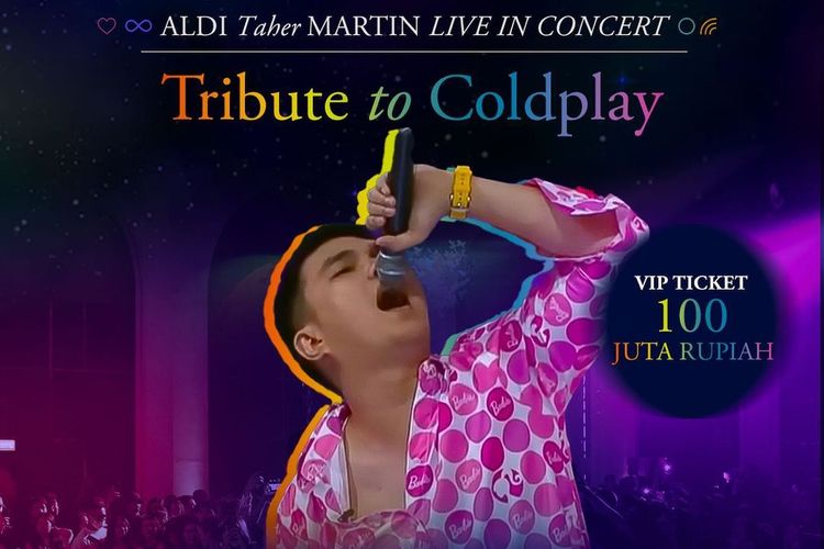 Aldi Taher Gelar Konser Forplay Tribute To Coldplay Tiket Termahal Rp