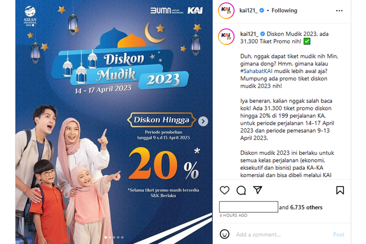 Diskon Tiket Kereta Api Mudik Lebaran Ini Syarat Ketentuan Dan