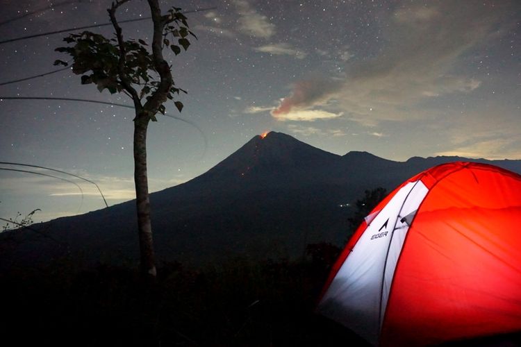 Solo Camping Di Gunung Wayang Lumajang Lihat Lava Pijar Semeru