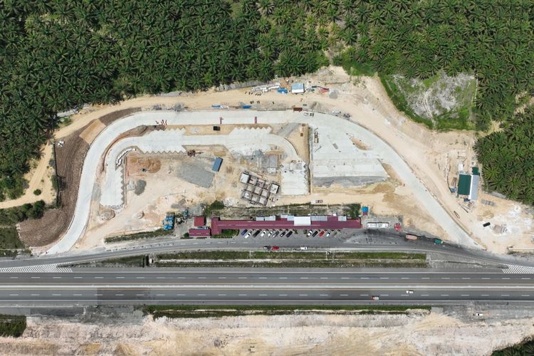 10 Rest Area Permanen Di Tol Pekanbaru Dumai Mulai Dibangun Ini Titiknya