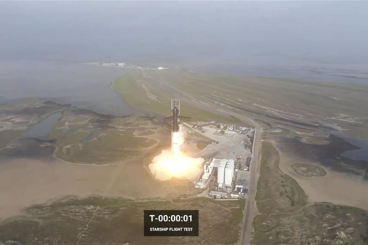 Roket Canggih Starship Milik SpaceX Meledak Saat Peluncuran Uji Coba