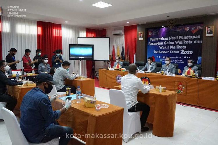 Kpu Tetapkan Pasangan Calon Wali Kota Dan Wakil Wali Kota Makassar