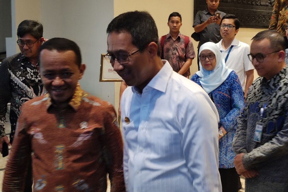 Ikut Antar Prabowo Gibran Ke KPU Menteri Investasi Bahlil Tak Boleh