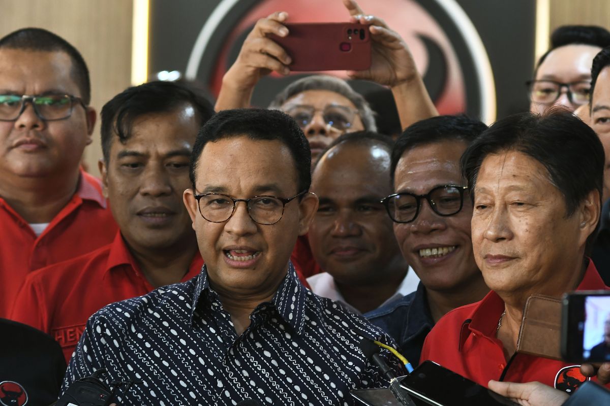 Pertemuan Anies Baswedan Dengan Pejabat DPD PDI P DKI Jakarta Bahas