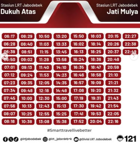 Jadwal Lrt Jabodebek Terbaru Mulai September