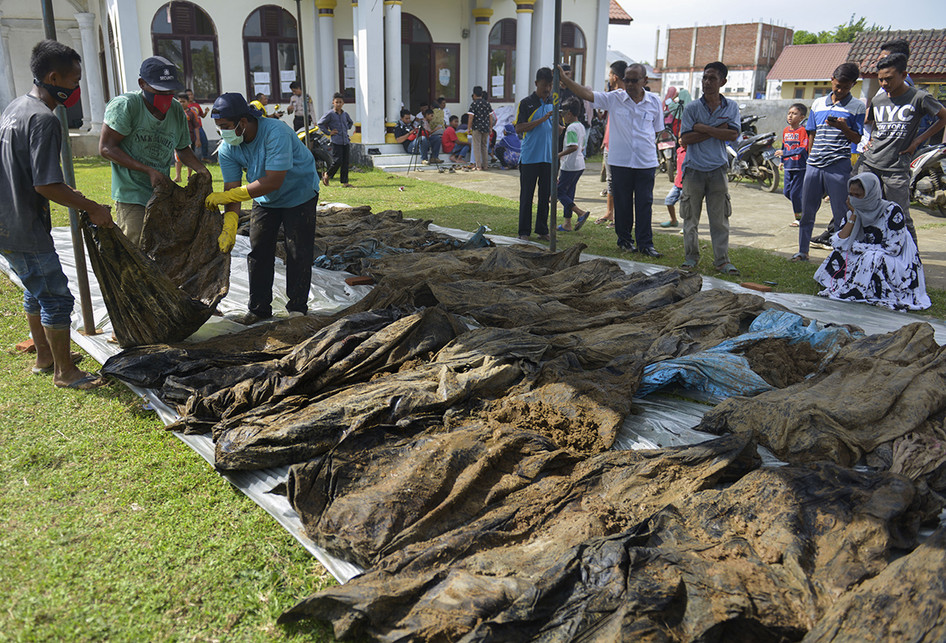 Penemuan 46 Kerangka Korban Tsunami Aceh