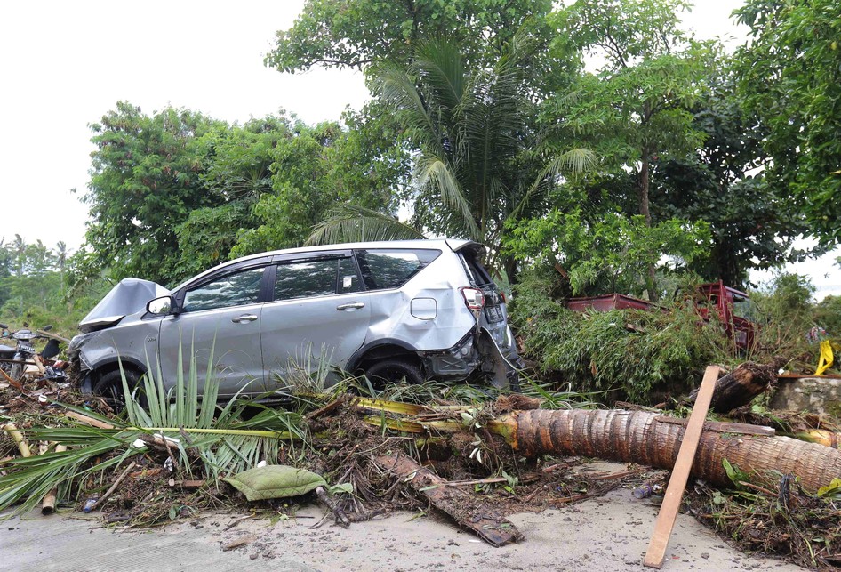 Tsunami di Carita Anyer, Banten