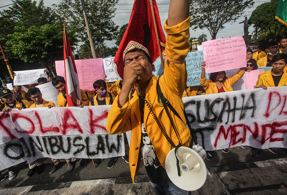 Aksi Tolak Omnibus Law Terus Bergulir Di Berbagai Daerah