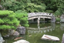 Taman Yuzen-en di Kyoto, Jepang.