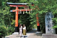 Kuil Ujigami di Kyoto, Jepang, ini terdaftar sebagai warisan budaya dunia UNESCO dan warisan budaya nasional Jepang. 