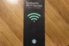 Brosur wifi Starbucks