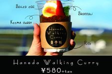 Haneda Walking Curry, 580 yen (belum termasuk pajak).