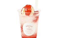 Tapioca Soda Float Strawberry