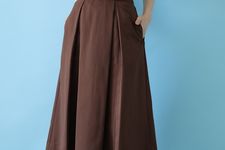 Waist button tack skirt dari earth music &amp; ecology
