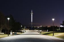 Tempat ini sempurna untuk jogging malam juga!