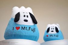 Bagaimana menggemaskan Snoopy sebagai Gunung Fuji?