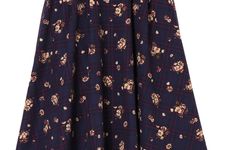 Check on Flower Print Skirt / earth music&amp;ecology