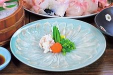 Tessa/mentah (3.300 yen). Tessa adalah sashimi ikan buntal.