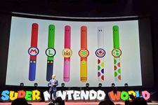 Gelang-gelang di Super Nintendo World.