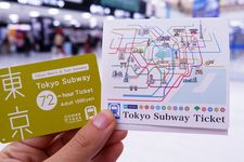 Tiket Tokyo Subway 72 jam yang dapat dibeli penumpang di Bandara Internasional Narita untuk digunakan dengan jalur Tokyo Metro dan jalur Toei Subway.