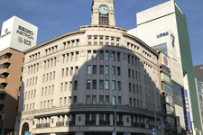 Landmark di Ginza, Wako Main Shop (Dulu juga dikenal debagai Toko Jam Hattori)