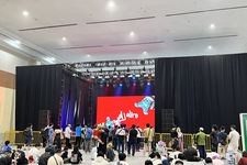 Panggung Akiba di Anime Festival Asia Indonesia 2024 (AFA ID 2024) yang digelar di Jakarta Convention Centre, Senayan, Jakarta Pusat, Jumat (3/5/2024).