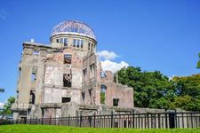 Genbaku-dome yang ada di Hiroshima, Jepang.