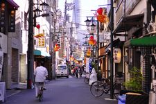 Suasana di Asakusa, Tokyo, wilayah Kanto.