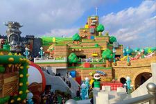 Super Mario World di area Super Nintendo Word Universal Studios Japan. (KOMPAS.COM/YUHARRANI AISYAH)