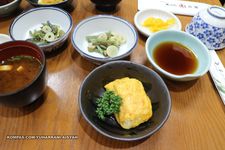 Tamago khas Jepang di Restoran Sansada, Asakusa, Tokyo, Jepang. (KOMPAS.COM/YUHARRANI AISYAH)