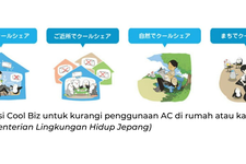 Inovasi Cool Biz untuk kurangi penggunaan AC di rumah atau kantor. (DOK. KEMENTERIAN LINGKUNGAN HIDUP JEPANG)