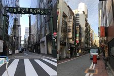 Sejarah jalan tanpa trotoar di Ginza: Sukiya-dori St., Ginza Suzuran-dori St., dan Azuma-dori St. (GINZA INFORMATION MANAGEMENT (GIM) VIA MEQQE BOOK)